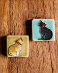 Cat Tile | Hand-Painted