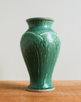 This Classic Vase features the matte blueish-green Pewabic Green glaze.