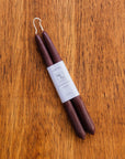 Mo&Co Home | 10" Beeswax Taper Candle Pair