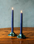 Scalloped Candle Holder | Iridescent