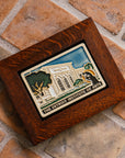 Framed Detroit Institute of Arts Postcard Tile