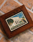 Framed Detroit Institute of Arts Postcard Tile