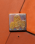 Morel Mushroom Tile | Iridescent