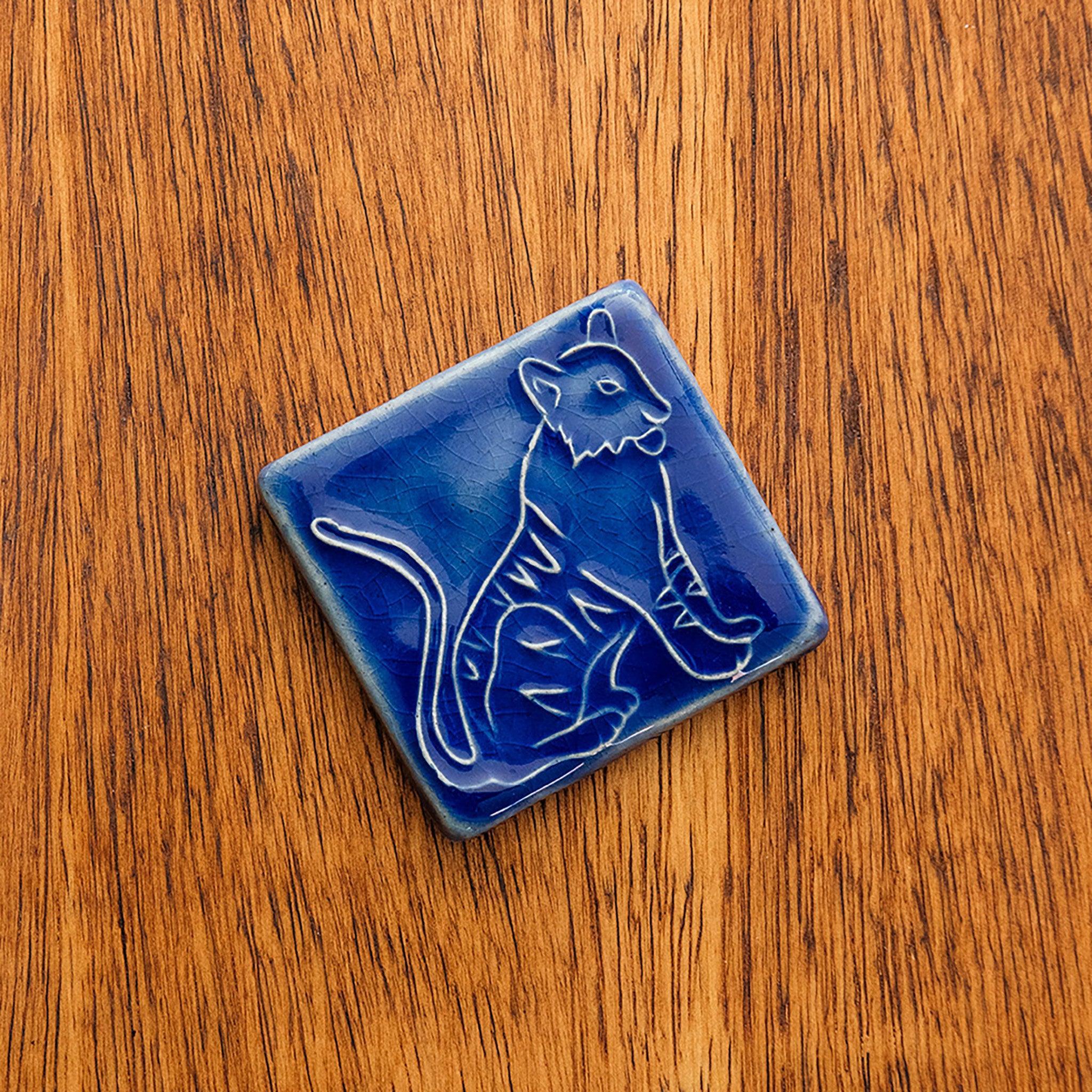 3x3 Tiger Tile – Pewabic Pottery