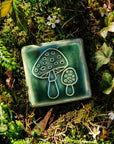 This tile features the glossy green Emerald glaze.