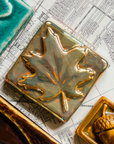 3x3 Maple Leaf Tile, Iridescent