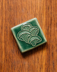 This tile features the glossy green Emerald glaze.