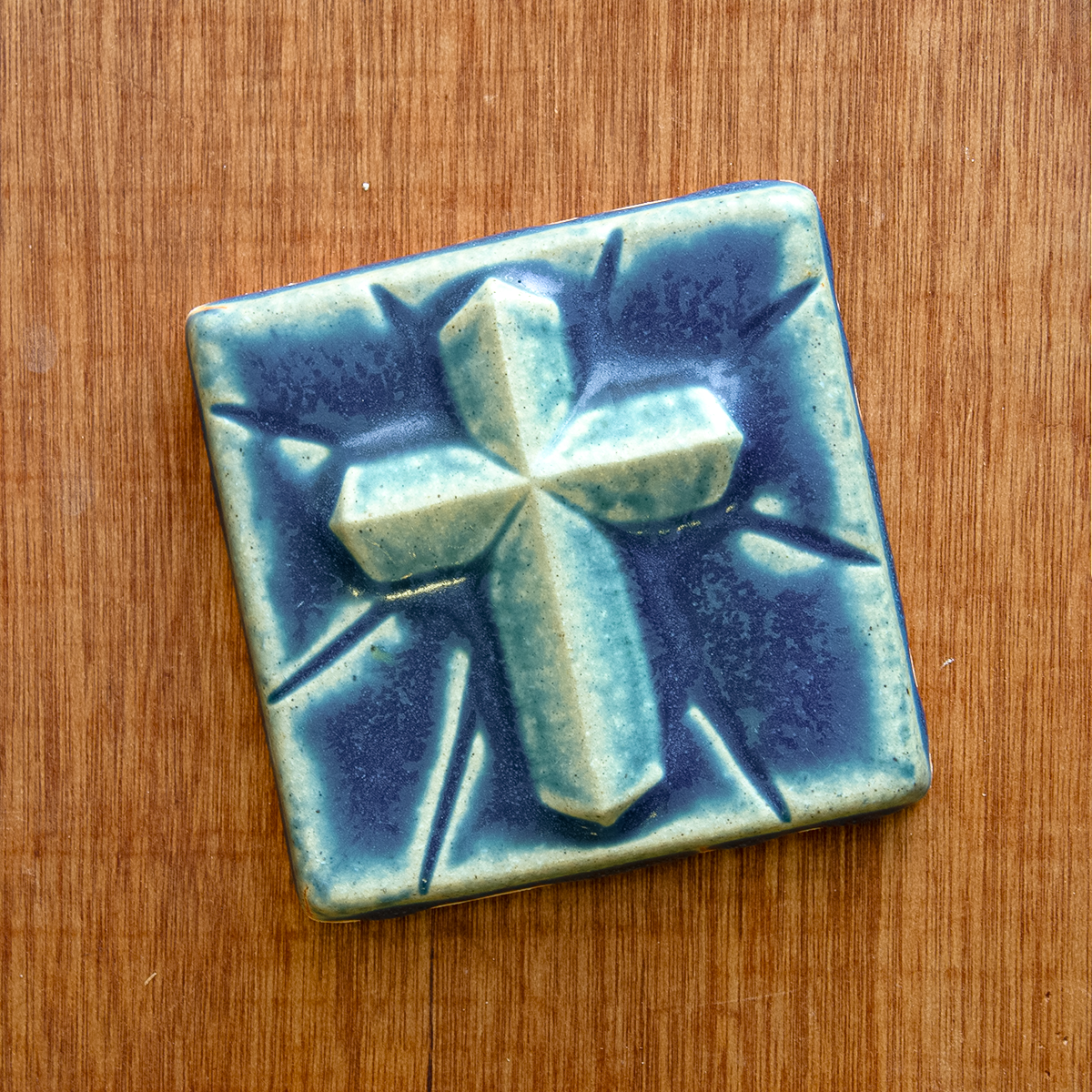Mario's Cross Tile – Pewabic Pottery