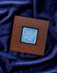 Framed Lion Tile | Sky