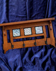 Historic Design Tile Coat Rack | Iridescent