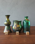 Matte Green Iridescent Petite Vase