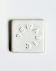 This tile features the satin finished white Alabaster glaze.
