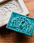 5x7 Historic Peacock Tile