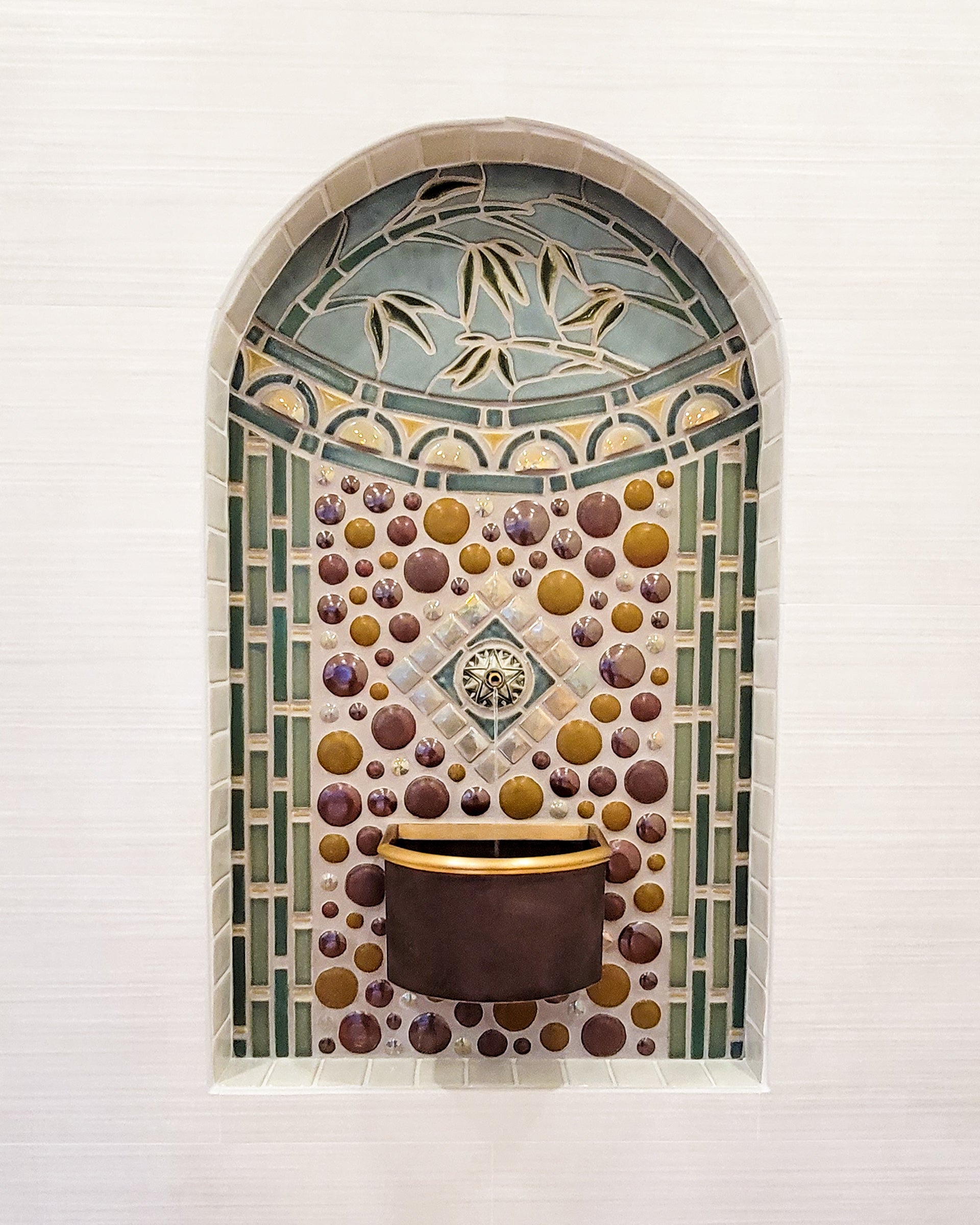Pointe Acupuncture Serenity Fountain – Pewabic Pottery