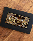 Framed Pheasant Tile | Molasses