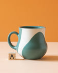 Rebekah Sweda | Bellied Green Angle Mugs