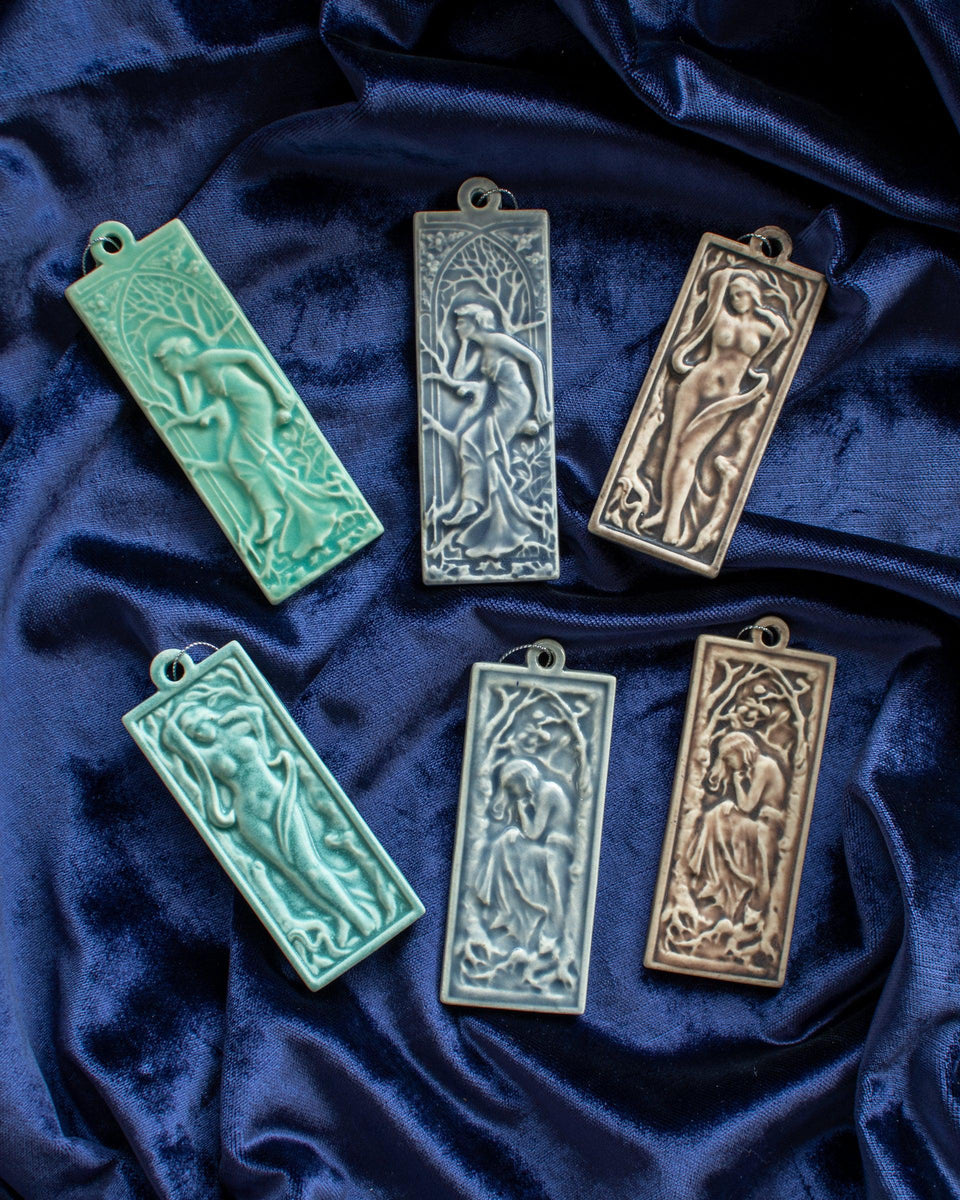 Whistling Frog | Hanging Tile Collection – Pewabic Pottery