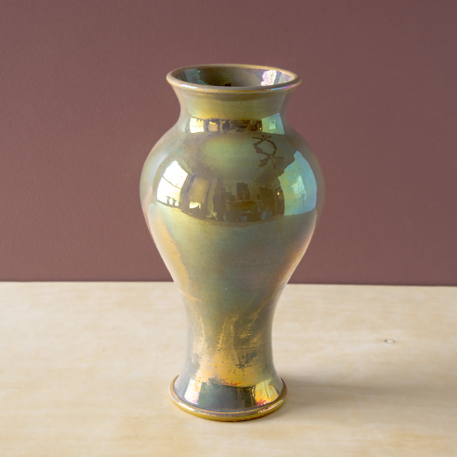 Large Classic Vase | Blush Iridescent