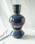 XL Custom Thrown Vessel | Azurite Iridescent