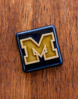 Hand-Painted University of Michigan Tile