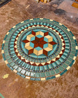 Rose Window Floor Medallion