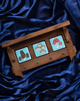 Hand-Painted Mushroom Keyrack