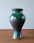 Small Classic Vase | Matte Green Iridescent