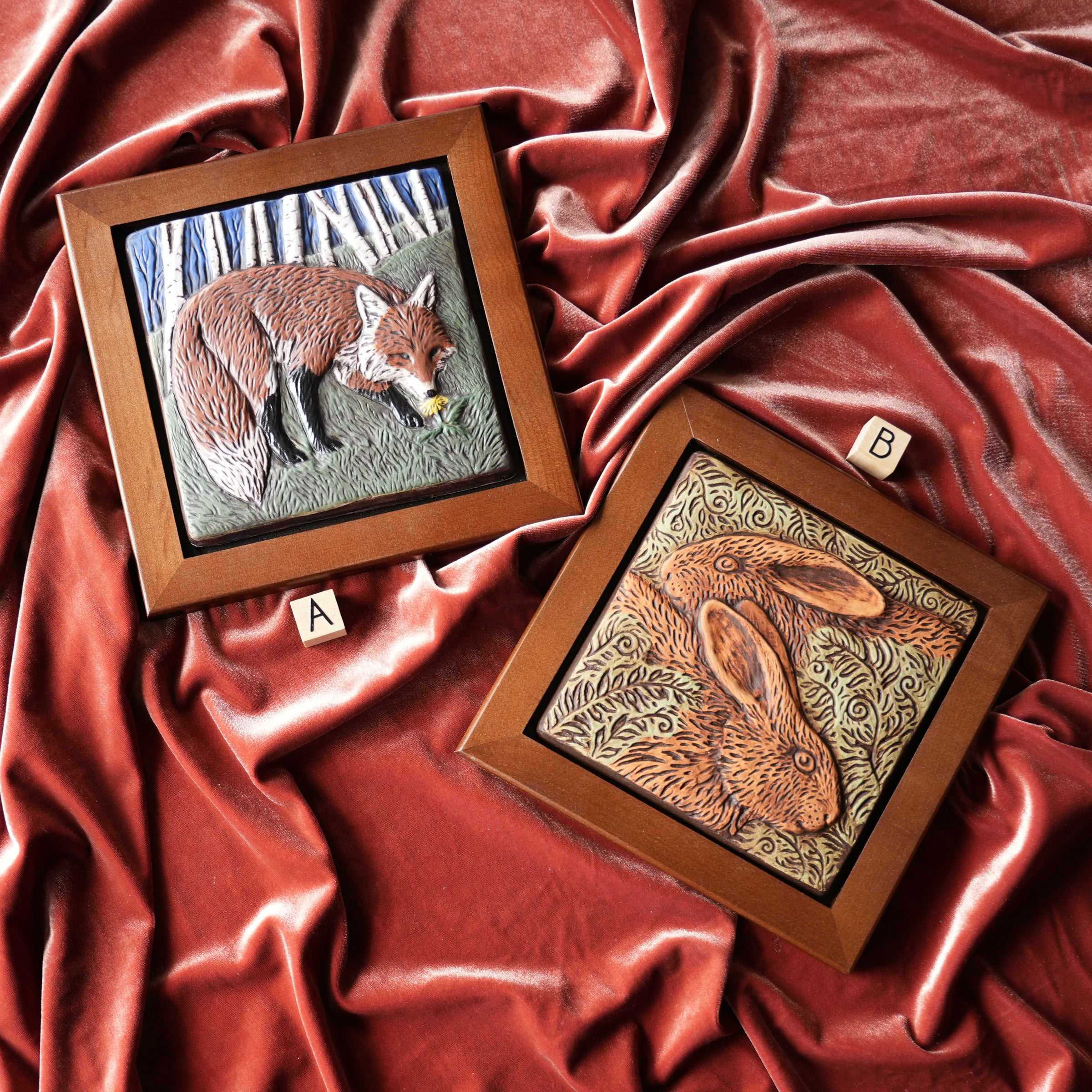 Laurie Sharkus | Framed Wildlife Collection – Pewabic Pottery