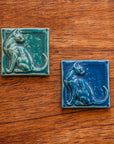 Sculpted Cat Tile