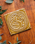 This Phoenix Tile features the glossy deep golden Honey glaze.