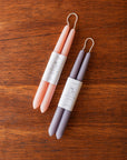 Mo&Co Home | 10" Beeswax Taper Candle Pair