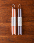 Mo&Co Home | 10" Beeswax Taper Candle Pair