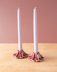 Scalloped Candle Holder | Winterberry