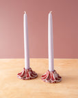 Scalloped Candle Holder | Winterberry