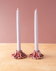 Scalloped Candle Holder | Winterberry