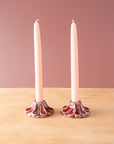 Scalloped Candle Holder | Winterberry