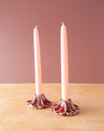 Scalloped Candle Holder | Winterberry