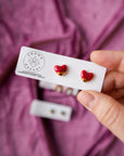 Crown & Heart | Stud Earring Collection