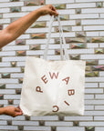 Ceramic Pewabic Logo Canvas Tote Bag