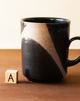 Rebekah Sweda | Matte Black Angle Mugs
