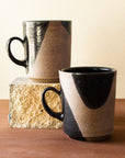 Rebekah Sweda | Matte Black Angle Mugs