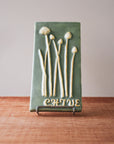 Ceramic Scott Weaver | 4x8 Chive Herb Tile
