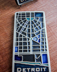 Ceramic Handpainted 4x8 Map Tile - Second