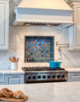 Iridescent Blue Kitchen Niche