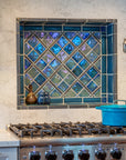 Iridescent Blue Kitchen Niche