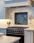 Iridescent Blue Kitchen Niche