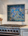 Iridescent Blue Kitchen Niche