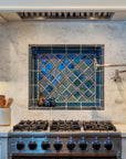 Iridescent Blue Kitchen Niche