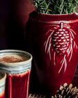 Pinecone Vase | Winterberry