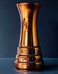 Ceramic Step Vase| Copper Iridescent
